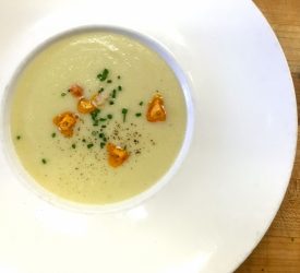 Summer - Corn Soup with Lobster Butter
